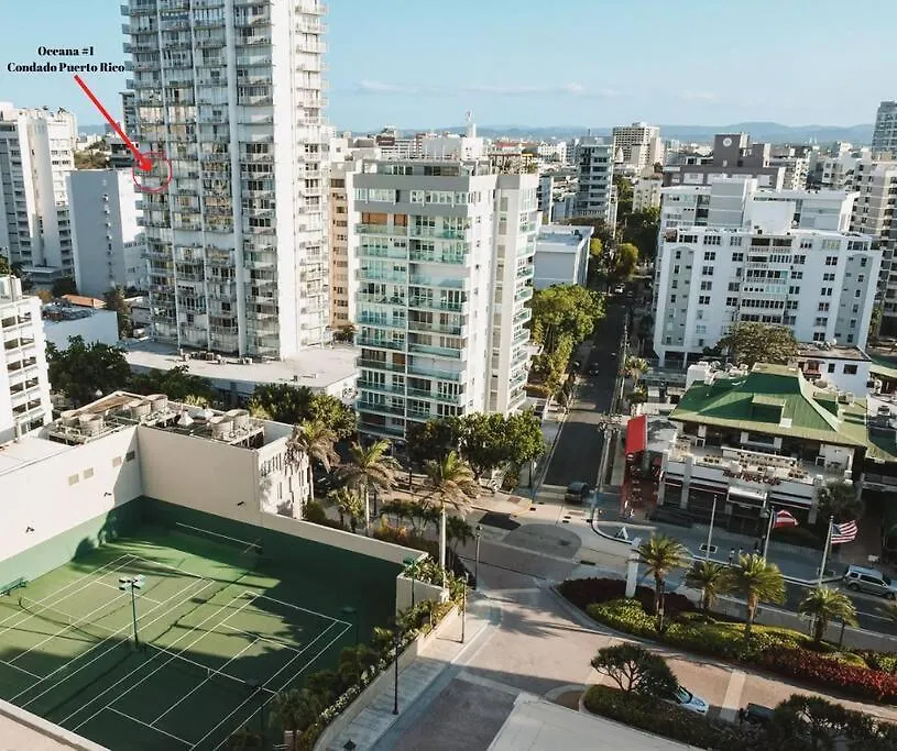 アパート Oceana Trendy Ocean View Condo Hotel In Condado サンジョアン プエルトリコ